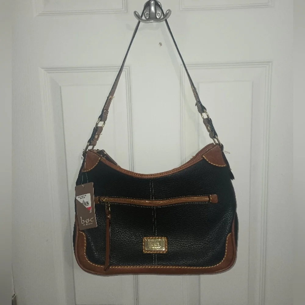 b.o.c. Black and Brown Shoulder Bag